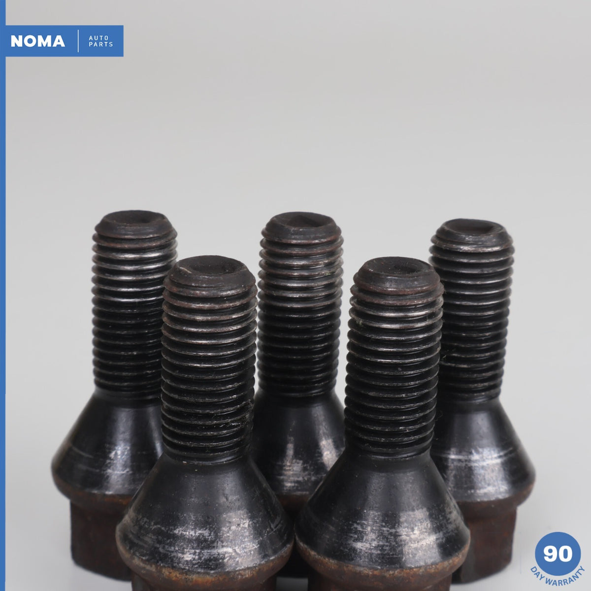 01-05 BMW 325i E46 Wheel Rim Lug Bolts Nuts Set of 5 36136781150 OEM - photo 4