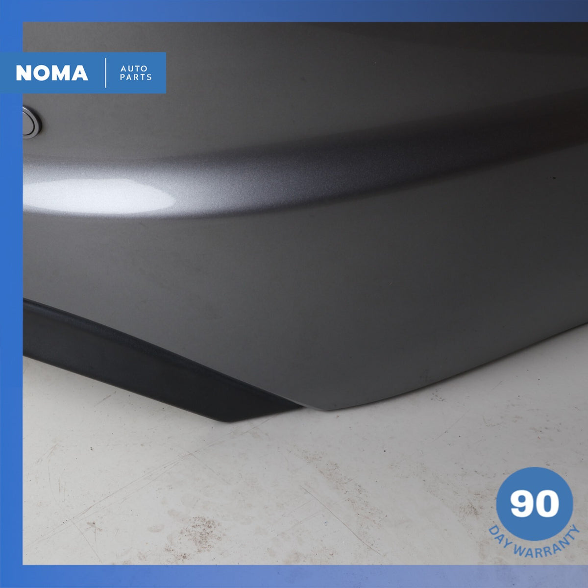 12-15 Jaguar X250 XF Base Rear Bumper Cover Assembly w/Park Assist Grey OEM - photo 5