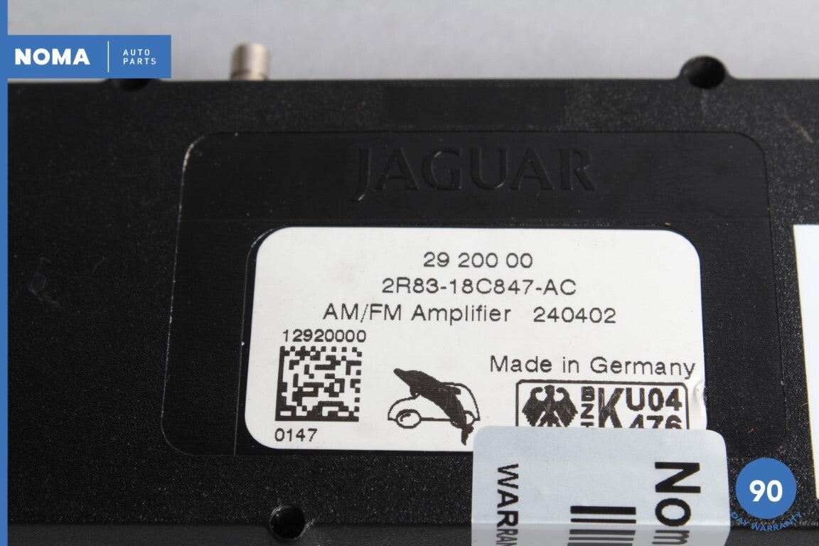 03-08 Jaguar S-Type X202 AM FM Radio Antenna Amplifier 2R8318C847AC OEM - photo 8