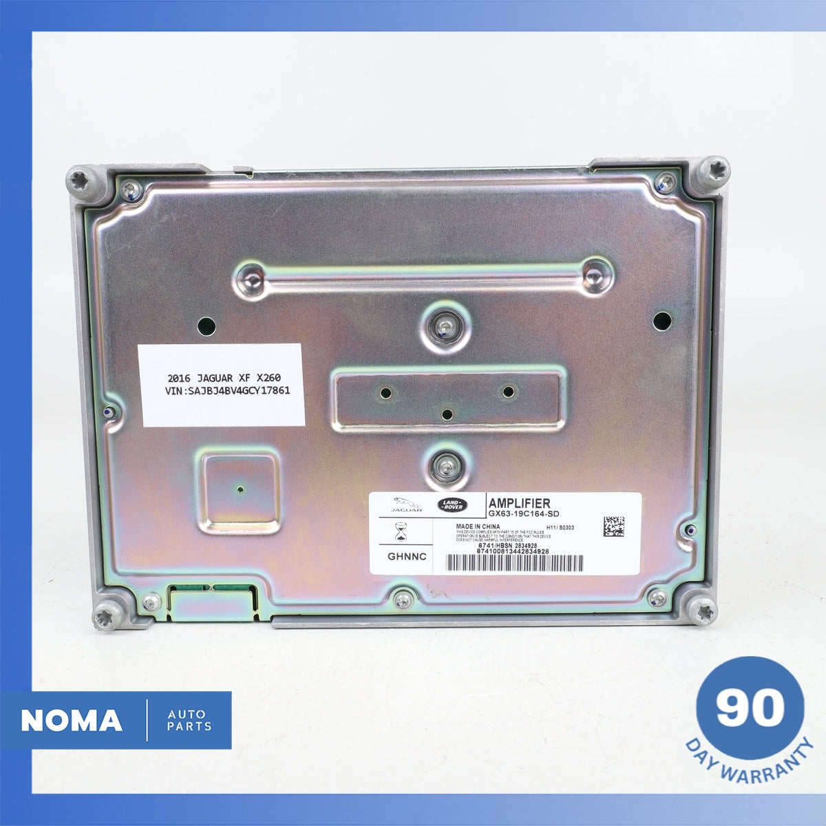 16-17 Jaguar X260 XF F-Type 380W Meridian Stereo Audio Amplifier T2H13899 OEM - photo 8