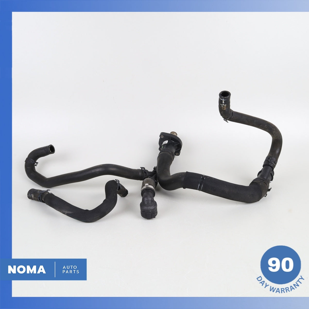 17-20 Jaguar X760 XE XF 2.0L Engine Motor Cooling Hose w/ Thermostat Set OEM - photo 11