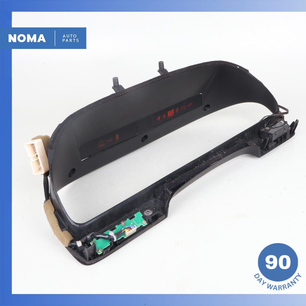 93-94 Lexus UCF10 LS400 Instrument Cluster Speedometer Bezel Trim w/Switches OEM - photo 7