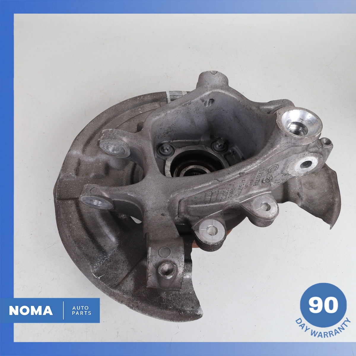 BMW F10 550i Rear Right Passenger Side Spindle Knuckle Hub w/ Shield OEM - photo 6