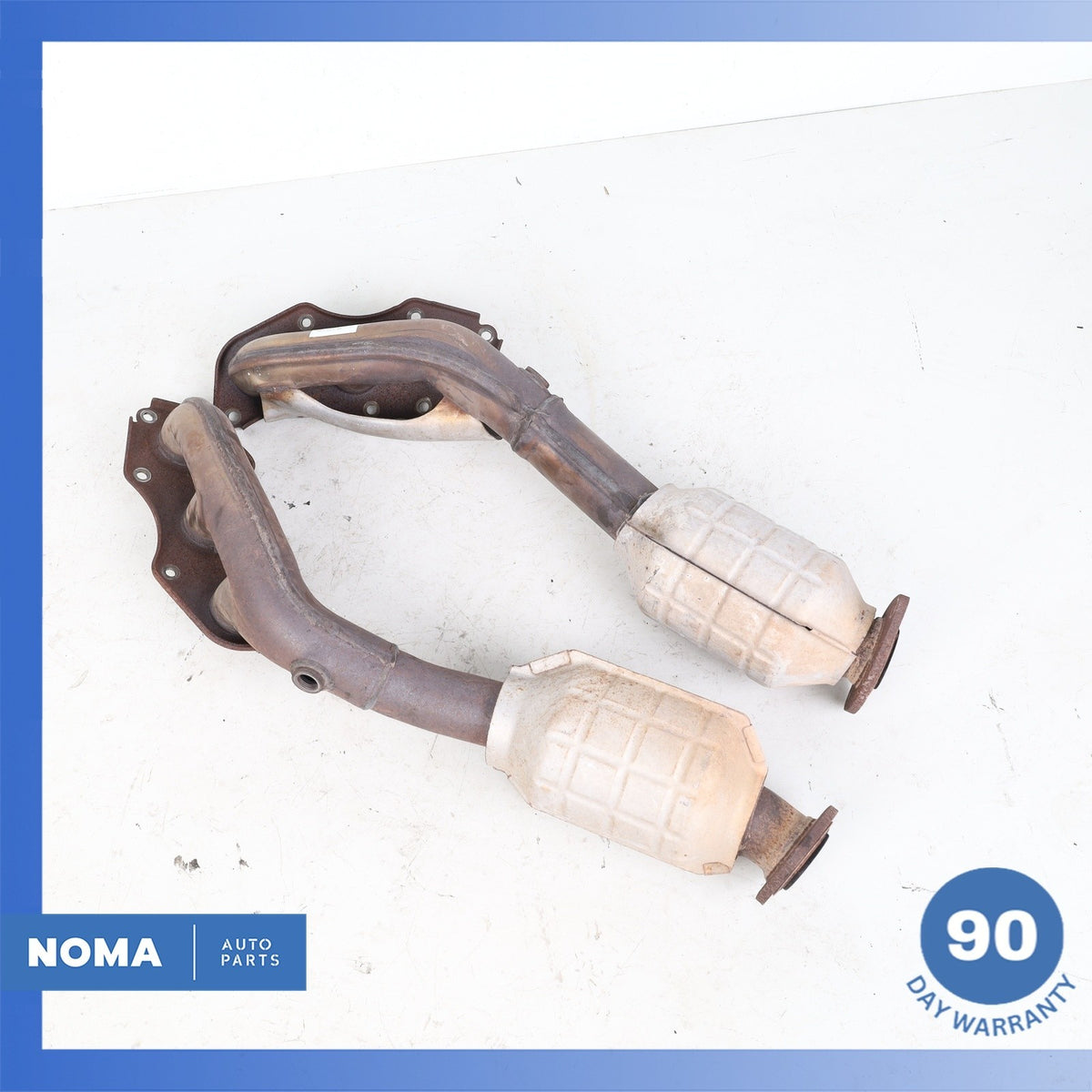 06-09 Lexus GSE20R IS250 2.5L RWD Left & Right Exhaust Manifold Downpipe Set OEM - photo 2