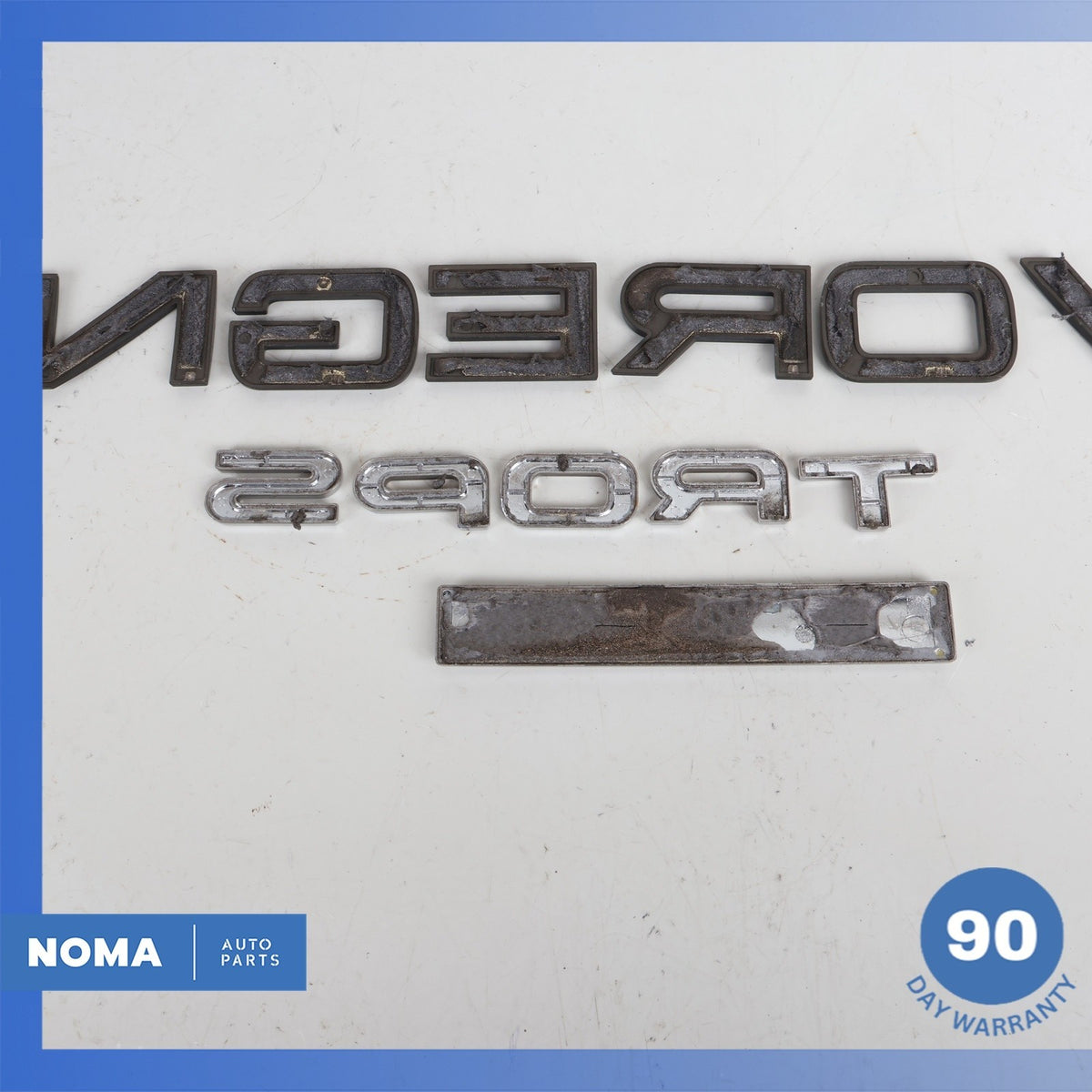 14-17 LR Range Rover Sport Supercharged L494 Trunk Logo Emblem Badge Set OEM - photo 7