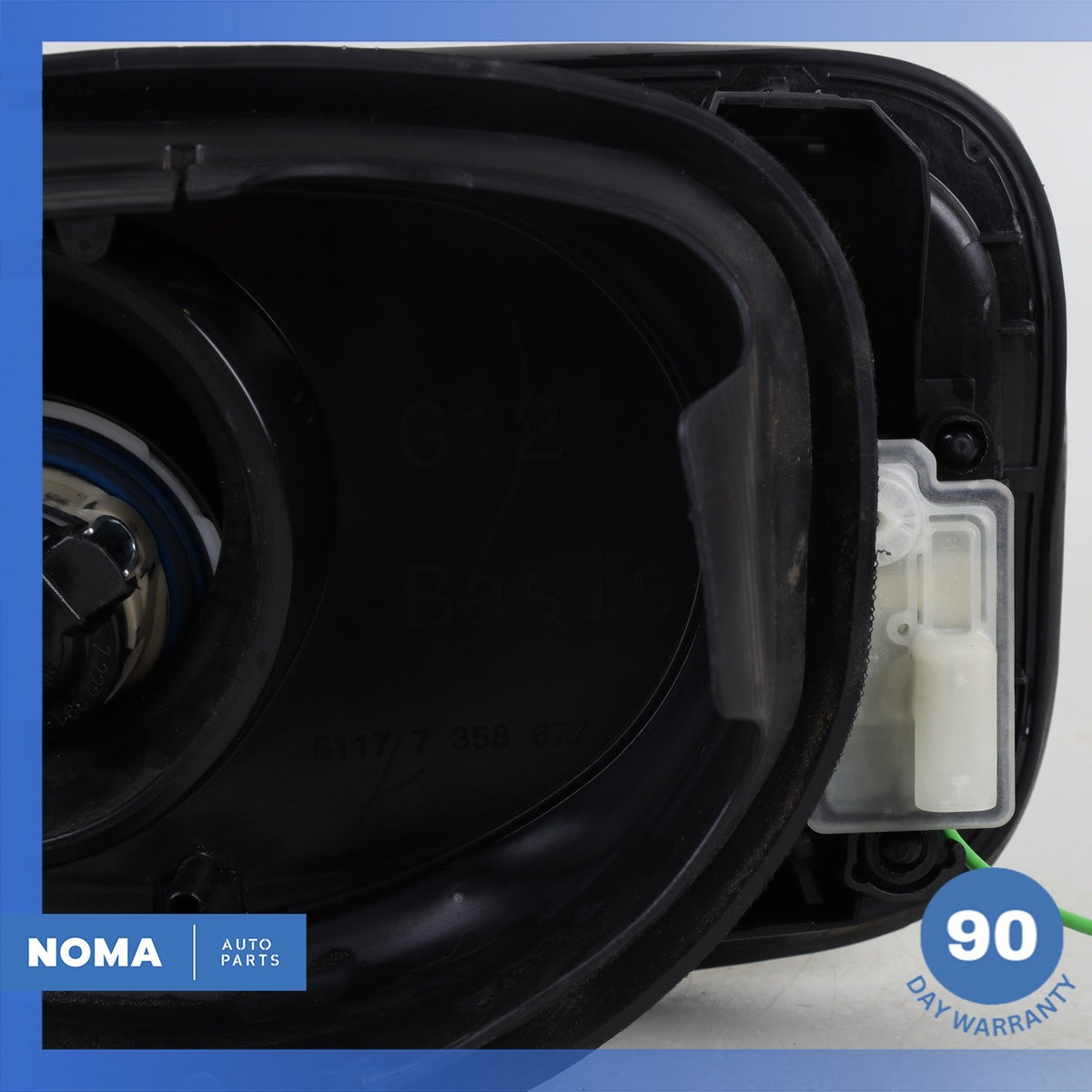 16-22 BMW G12 740i 750i Fuel Door Lid Gas Tank Cover w/ Bowl & Cap OEM 76k - photo 16