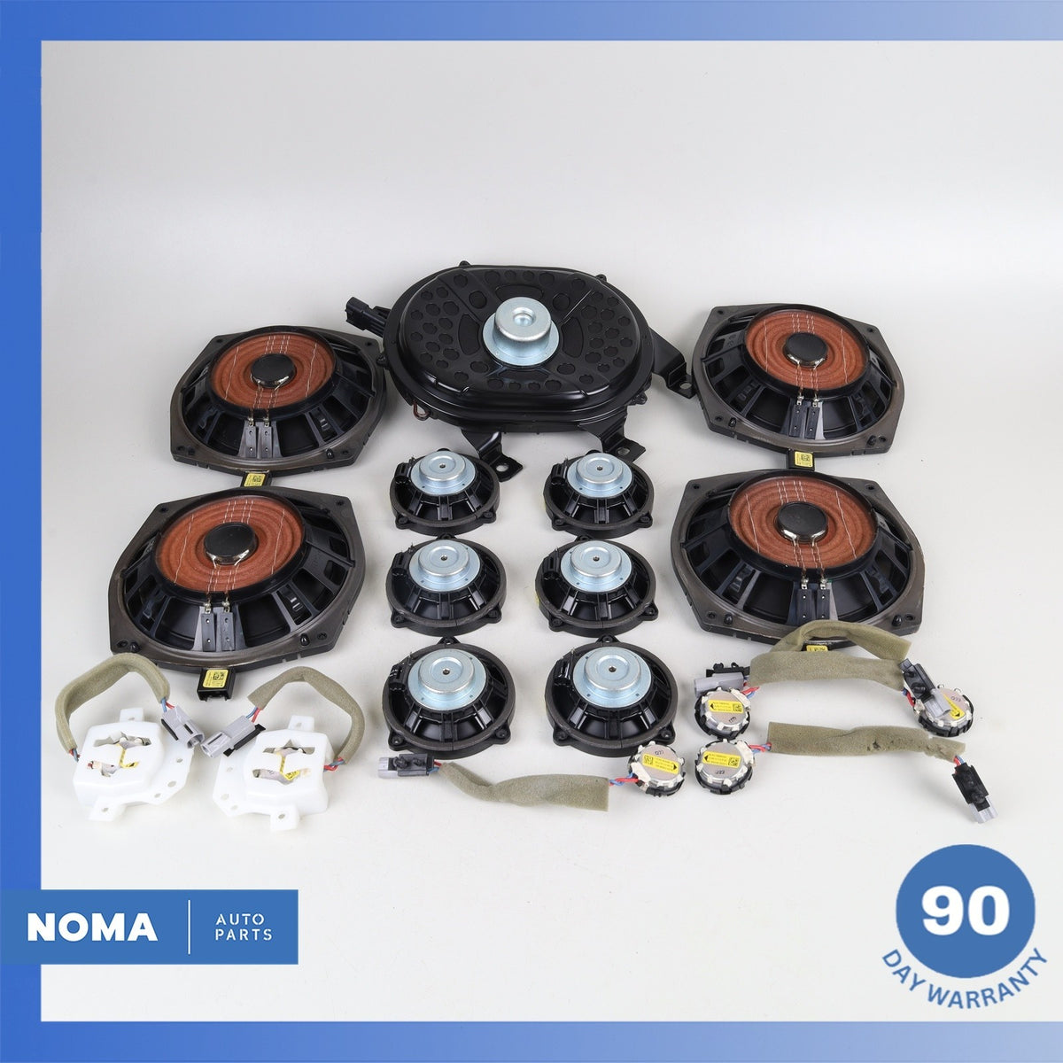 14-22 Range Rover Sport L494 Front & Rear Premium Audio 1200W Speaker Set OEM - photo 13
