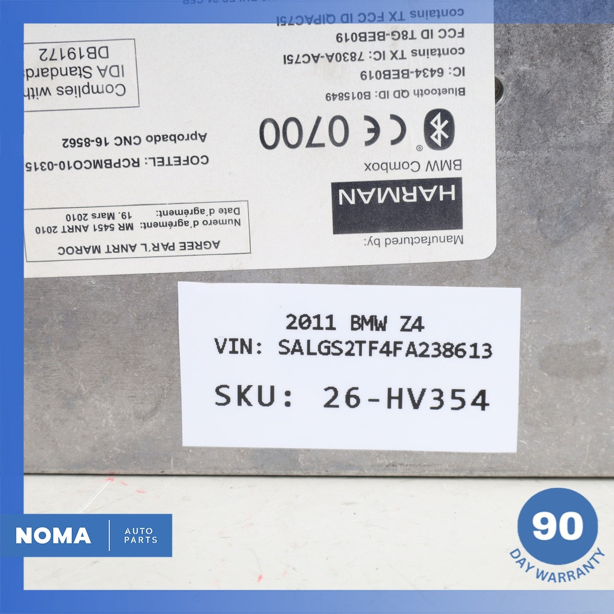 BMW E89 Z4 128i X5 X6 Telematics Bluetooth Control Module OEM - photo 9