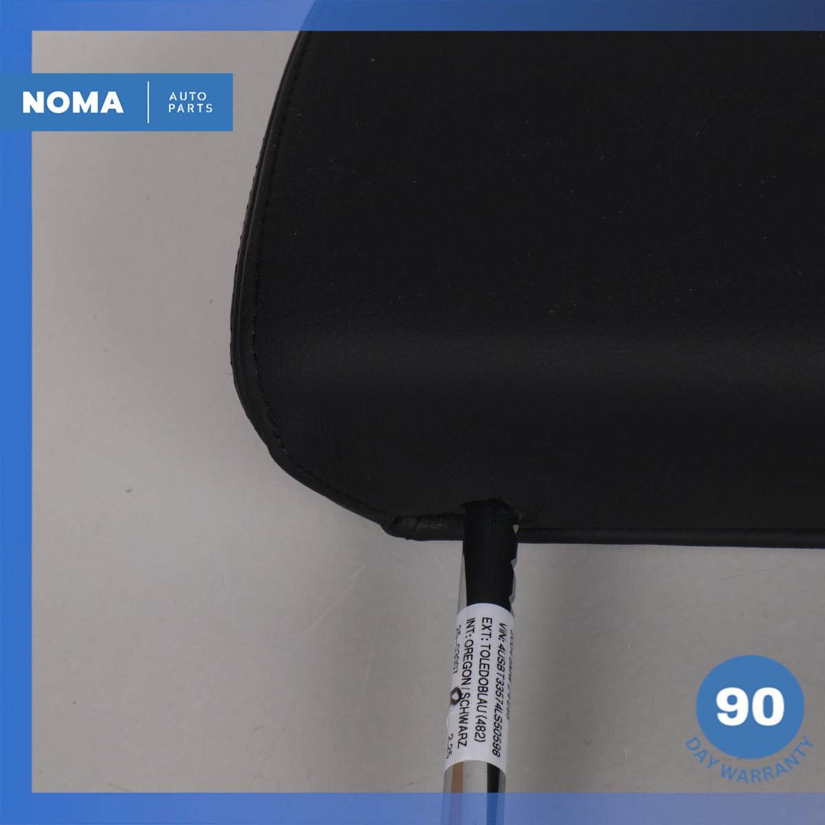 03-08 BMW E85 E86 Z4 Front Right or Left Side Headrest Head Rest Black OEM - photo 6