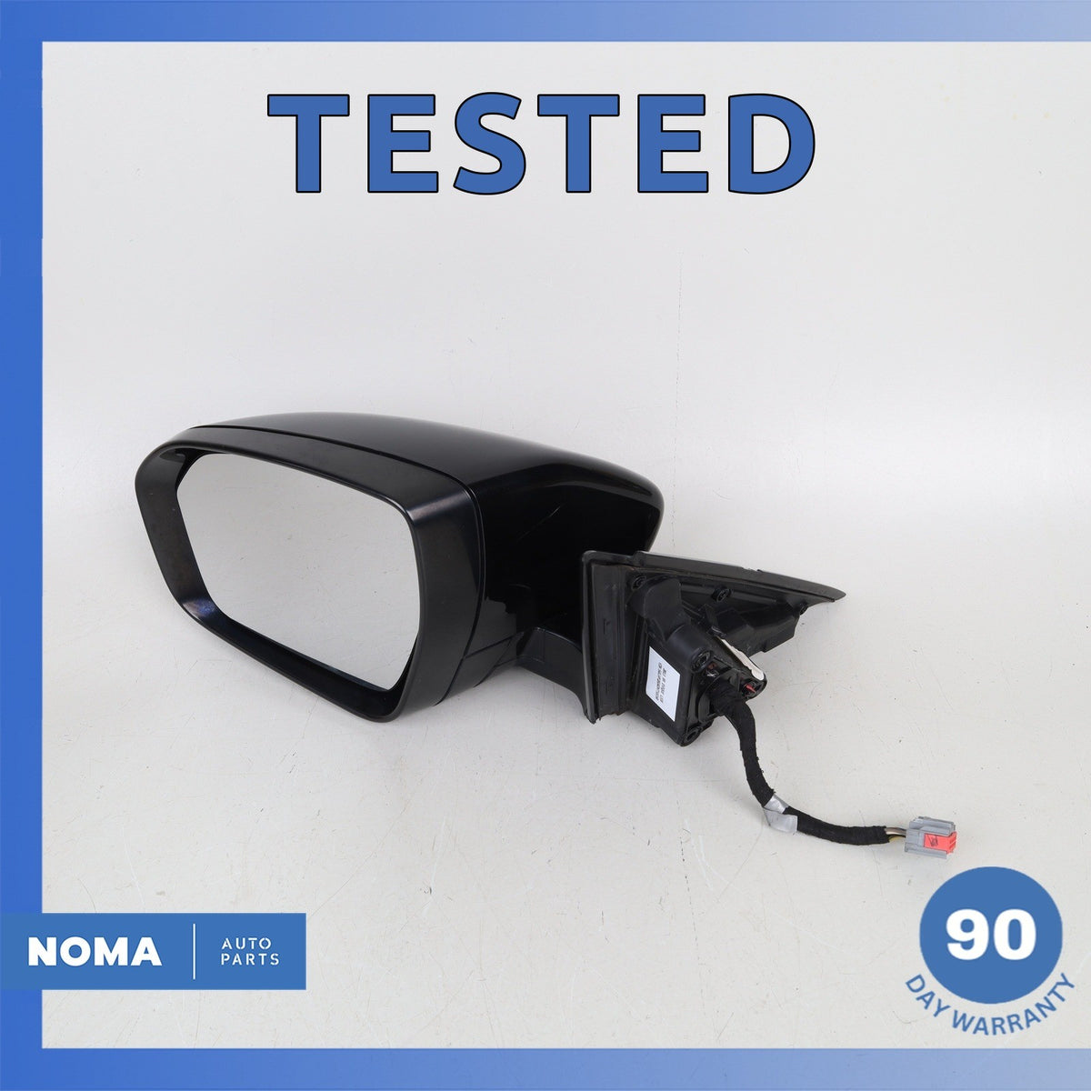 12-13 LR Range Rover Evoque L538 Left Side Rear View Mirror Assembly Black OEM - photo 1