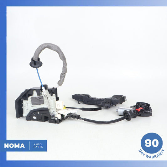 11-14 Audi D4 A8L Rear Left Exterior Door Bracket w/ Lock & Motor 4F0837059 OEM - photo 1