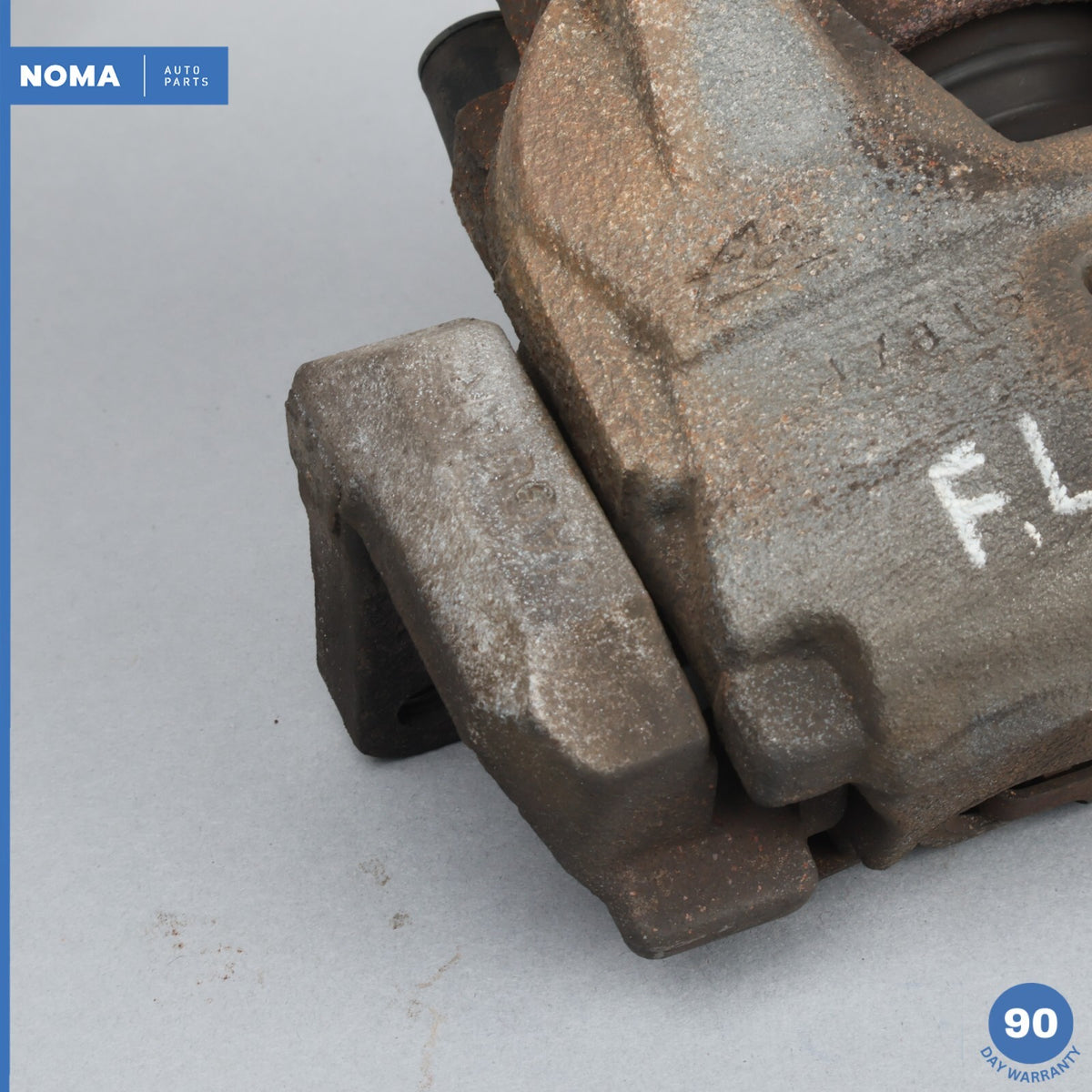 06-08 Jaguar S-Type X204 3.0L N/A Front Left Brake Caliper Housing w/ Hose OEM - photo 2