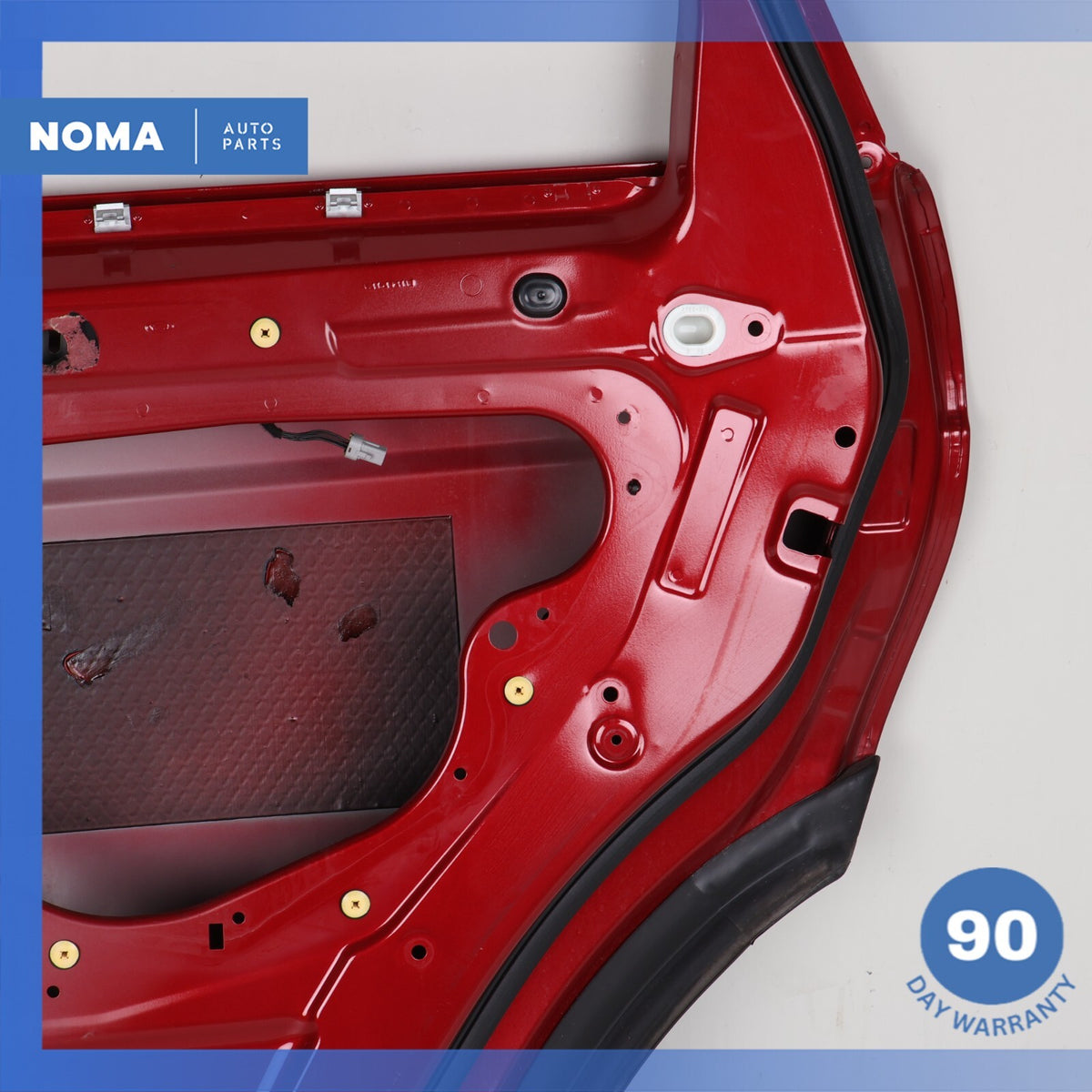 12-19 LR Range Rover Evoque L538 4DR Rear Right Side Door Panel Shell Red OEM - photo 15