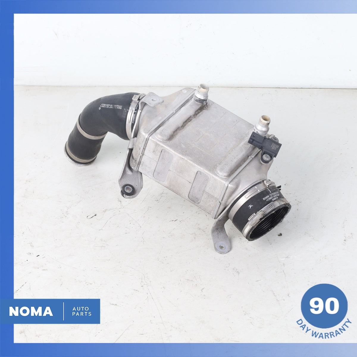 08-19 BMW F02 750i 650i 550i X6 4.4L V8 Left Side Turbocharger Intercooler OEM - photo 2