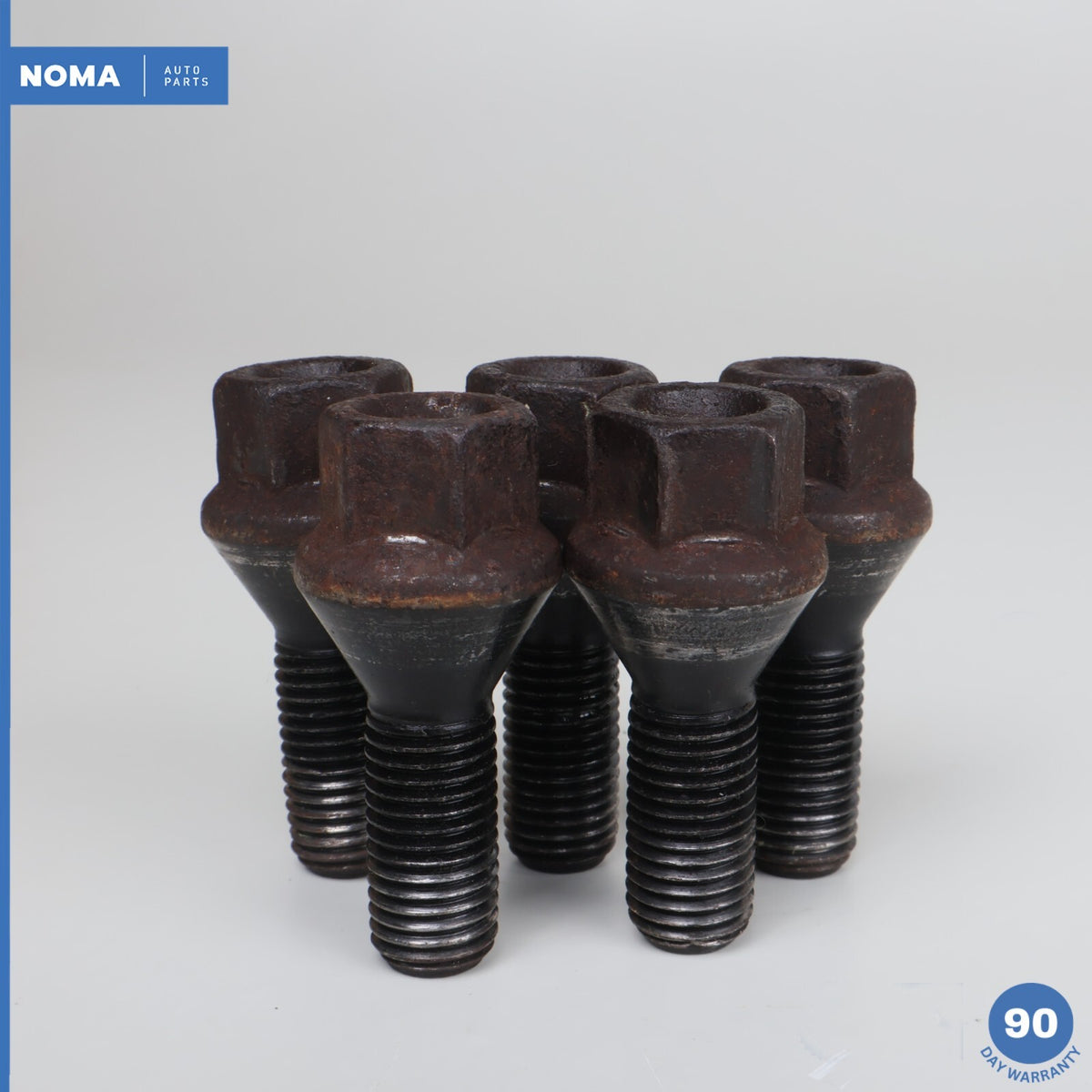 01-05 BMW 325i E46 Wheel Rim Lug Bolts Nuts Set of 5 36136781150 OEM - photo 2