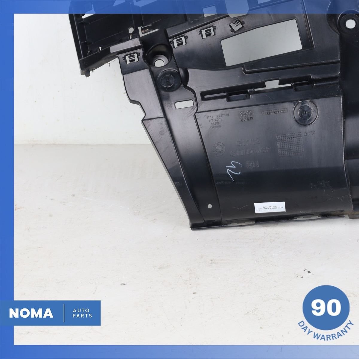 BMW G12 740i Rear Right Bumper Support Mount Bracket 51127357148 OEM 76k - photo 5