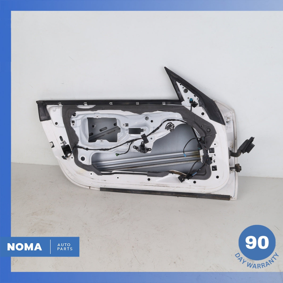 03-08 BMW E85 E86 Z4 Left Driver Side Door Shell Panel White OEM - photo 7