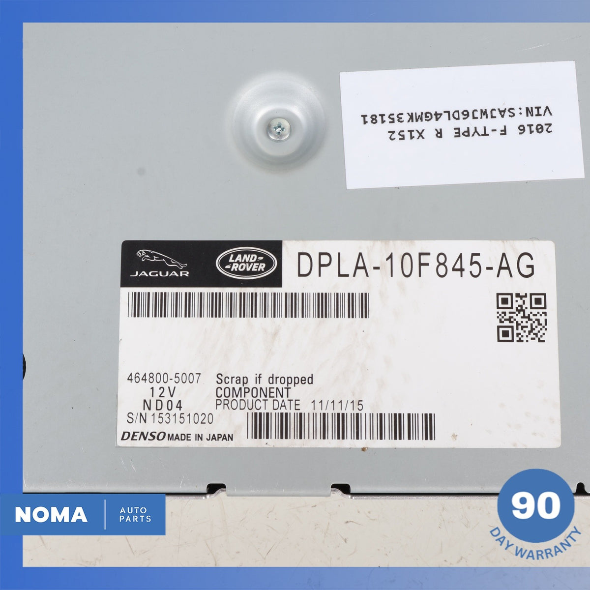 2016 Jaguar X152 F-Type TCB Telematics Electronic Module DPLA10F845AG OEM - photo 9