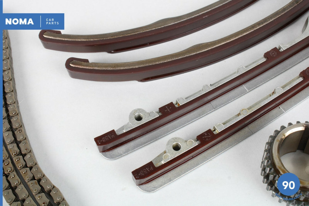 04-09 Jaguar XJ8 VDP X350 Timing Chain Tensioner Blade w/ Guide Rail Set OEM - photo 3