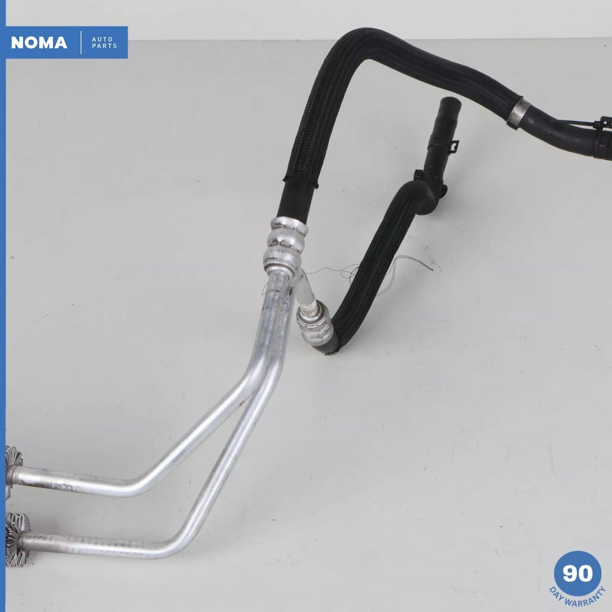 14-15 Jaguar X152 F-Type P/S Power Steering Oil Fluid Cooler w/ Hoses OEM 68k - photo 3