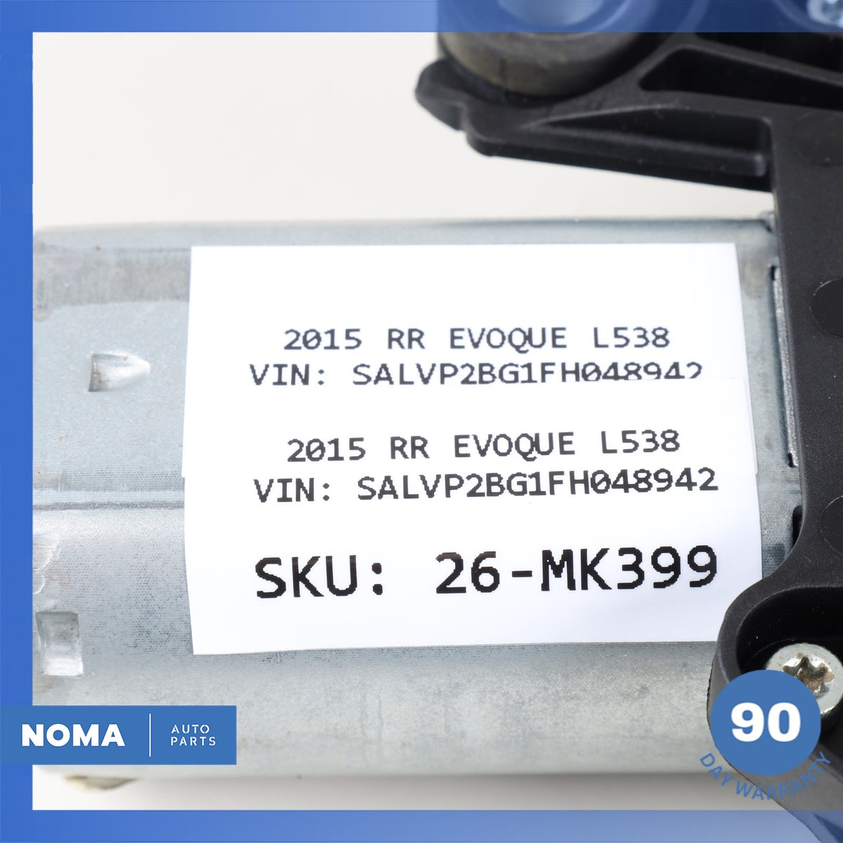 12-19 LR Range Rover Evoque L538 Rear Glass Windshield Wiper Motor OEM - photo 14