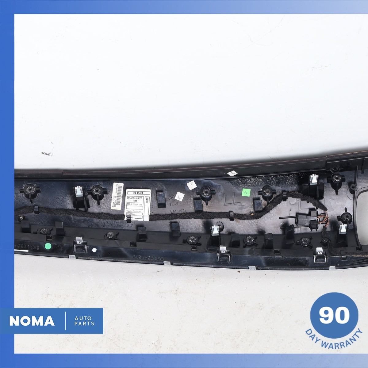 10-17 BMW F07 535i 550i GT Dashboard Cover Panel Trim Wood Set w/ Switch OEM - photo 12