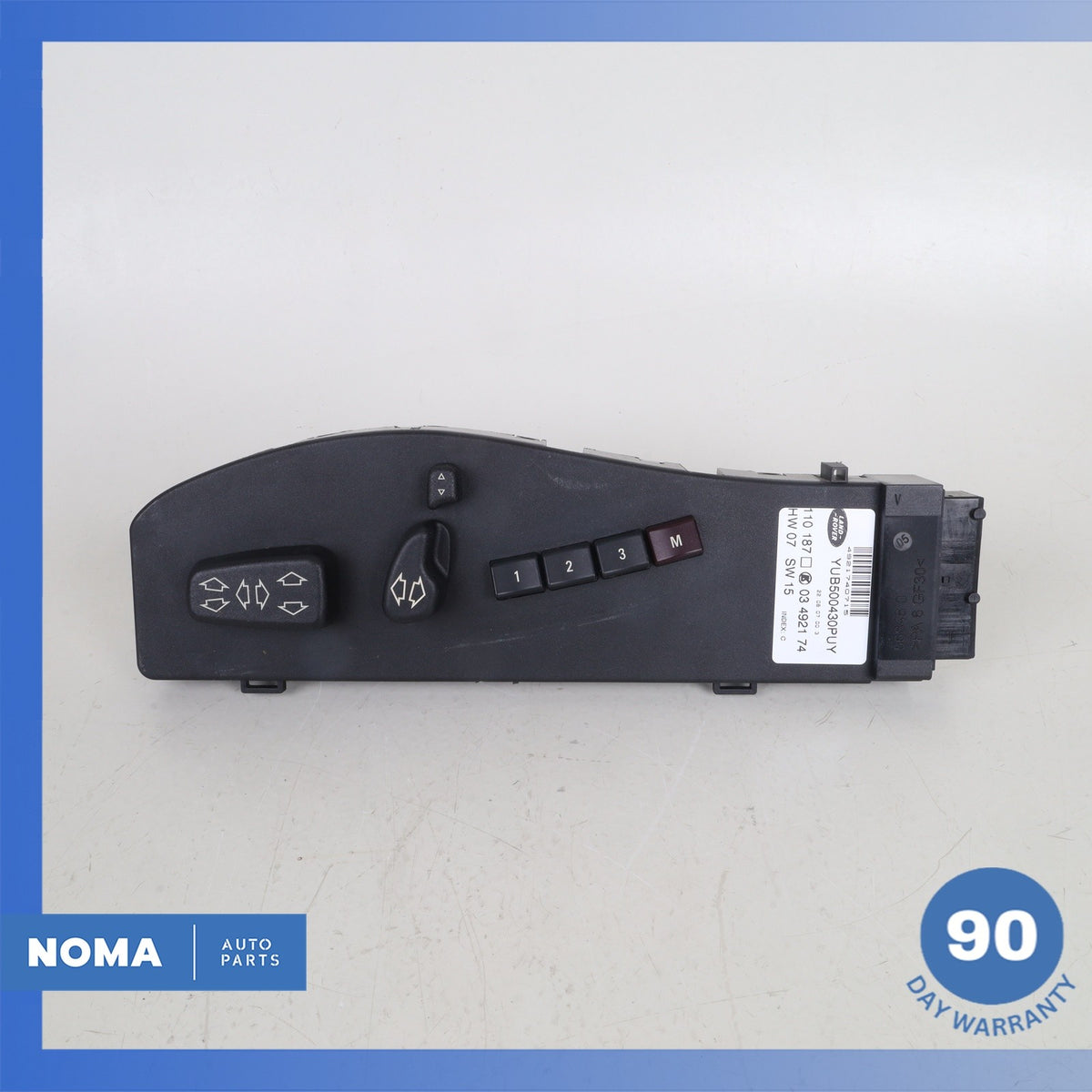 Land Rover Range Rover L322 Left Driver Side Seat Control Switch YUB500430 OEM - photo 1