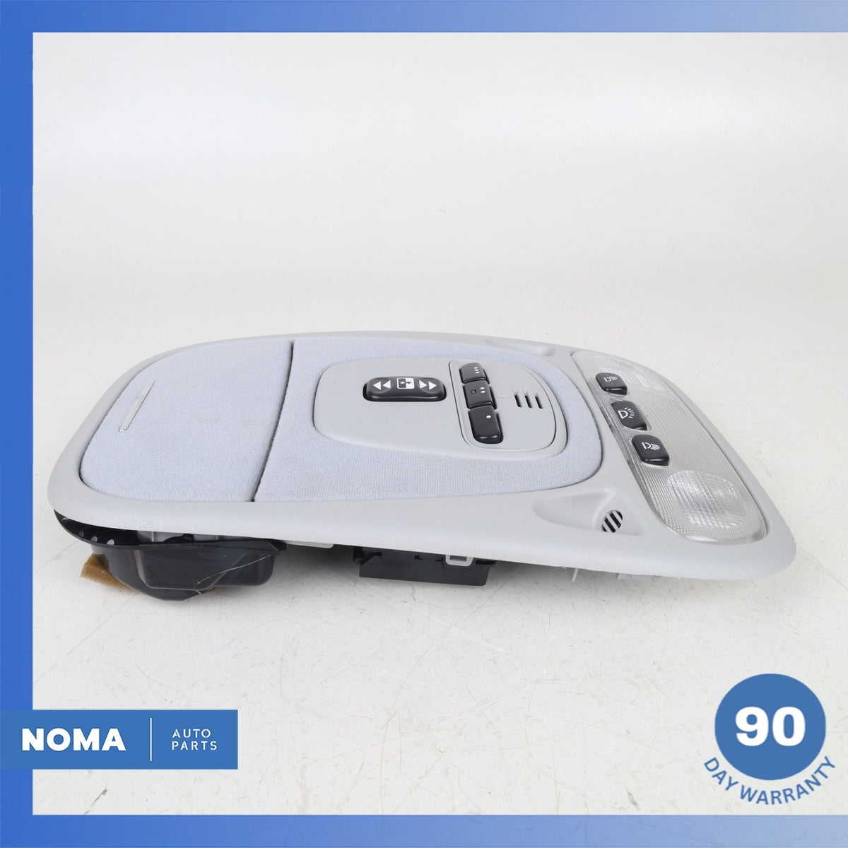 04-07 Jaguar X350 XJ8 XJR Front Overhead Dome Light Console Gray OEM 62k - photo 12