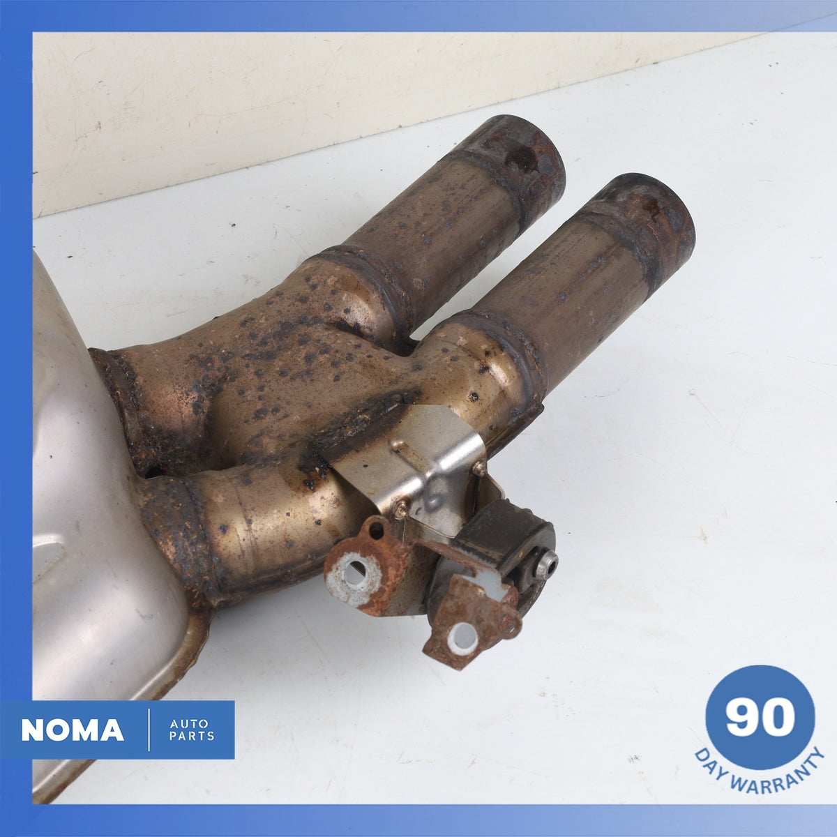 14-18 Audi D4 A8 3.0L Center Exhaust Muffler Resonator Pipe 4H0253411C OEM - photo 11