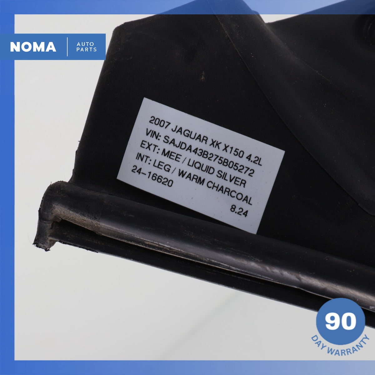 07-15 Jaguar X150 XK XKR Coupe Right Side Upper Body Weatherstrip Seal OEM - photo 14