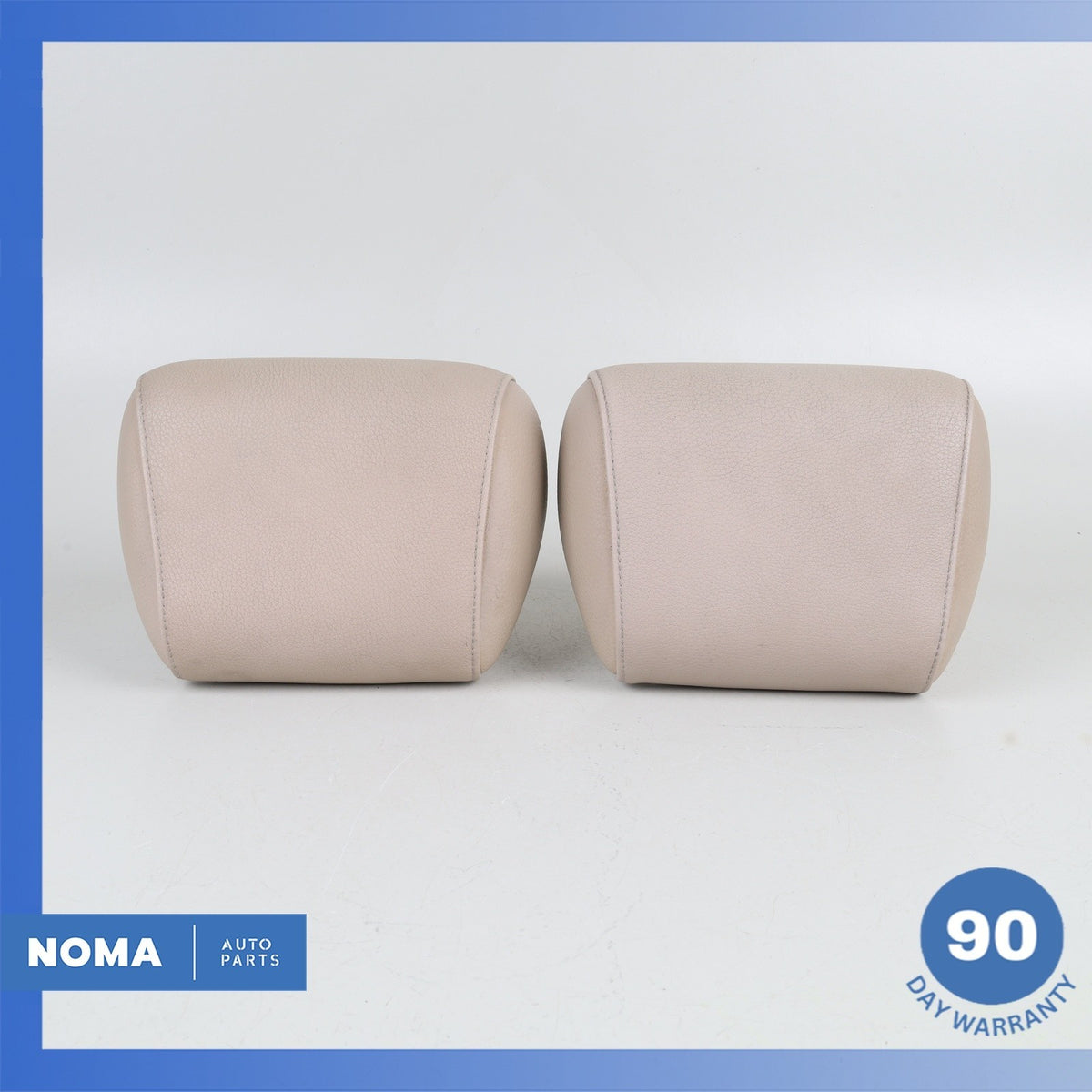 BMW E92 328i 335i Coupe Rear Left & Right Seat Headrest Head Rest Set Beige OEM - photo 12