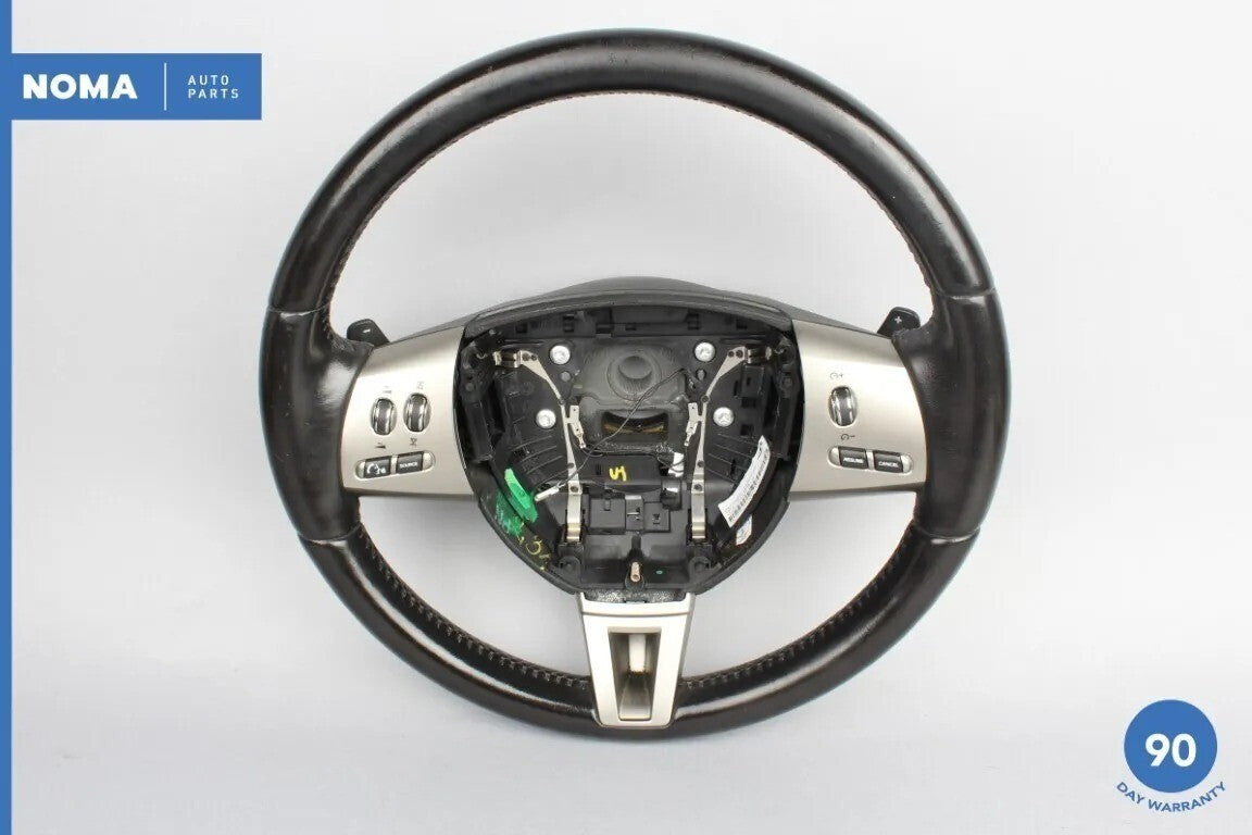 07-11 Jaguar X150 XK XF Steering Wheel w/ Switch & Paddle Shifters Black OEM - photo 17