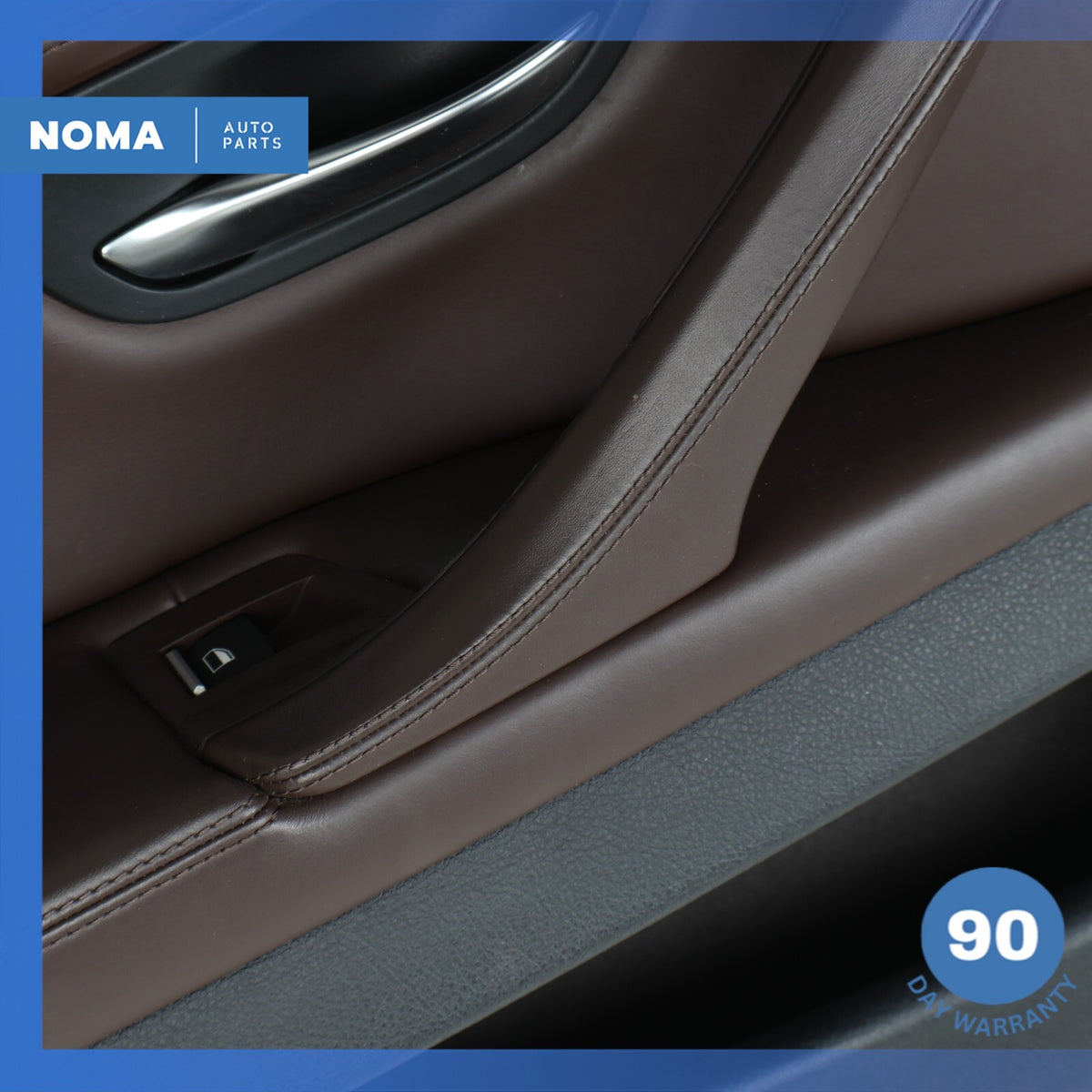 11-16 BMW F10 528i 535i Rear Left Interior Door Panel Assembly Nappa Brown OEM - photo 10