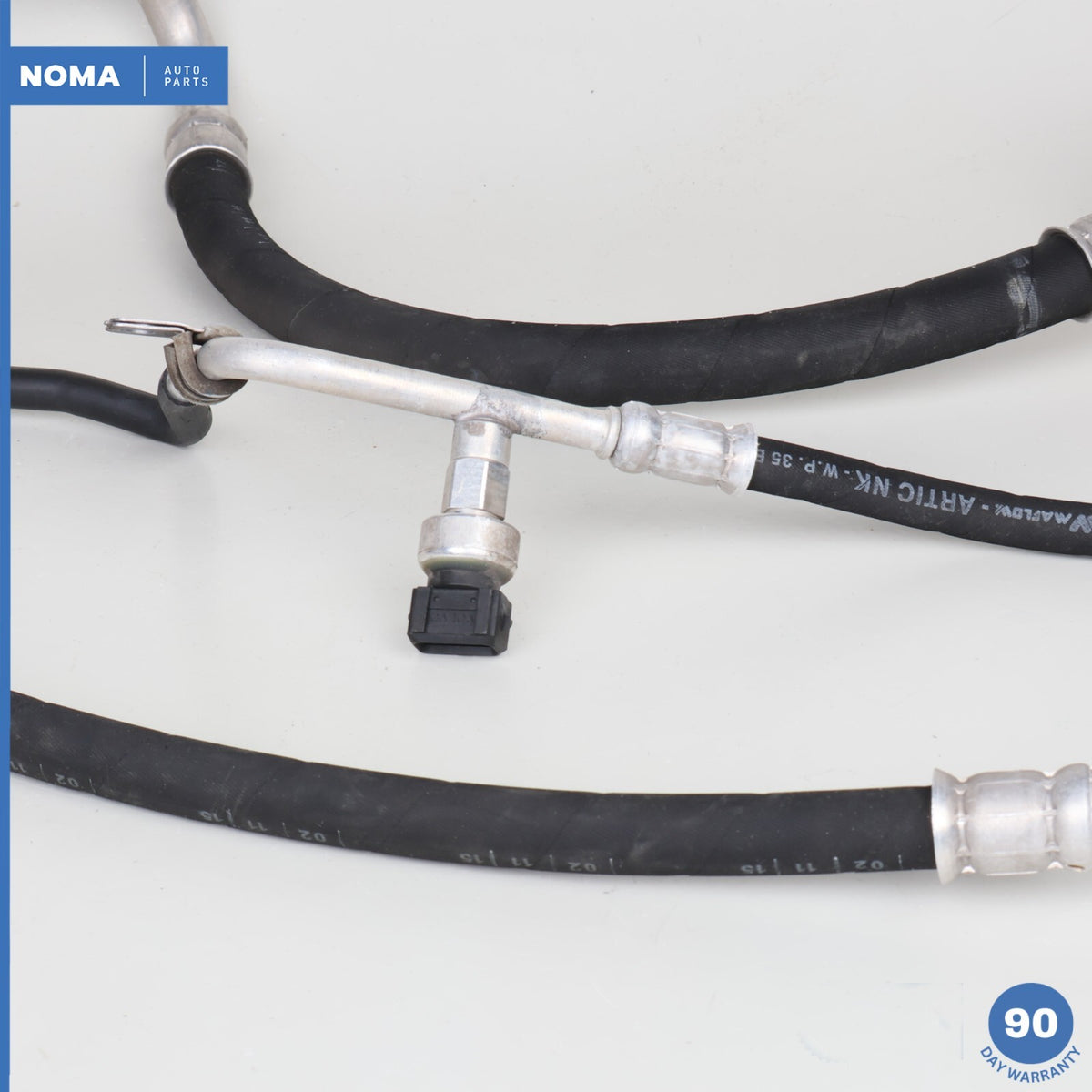 16-20 Jaguar XF X260 Air Conditioning AC A/C Heater Line Hose Pipe Set of 3 OEM - photo 3