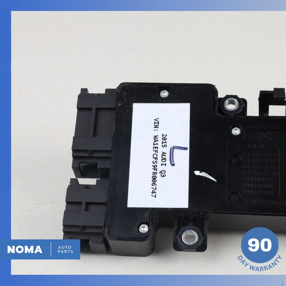 Audi 8U Q3 A7 S5 Front Left Side Power Seat Control Lumbar Switch Set Black OEM - photo 11
