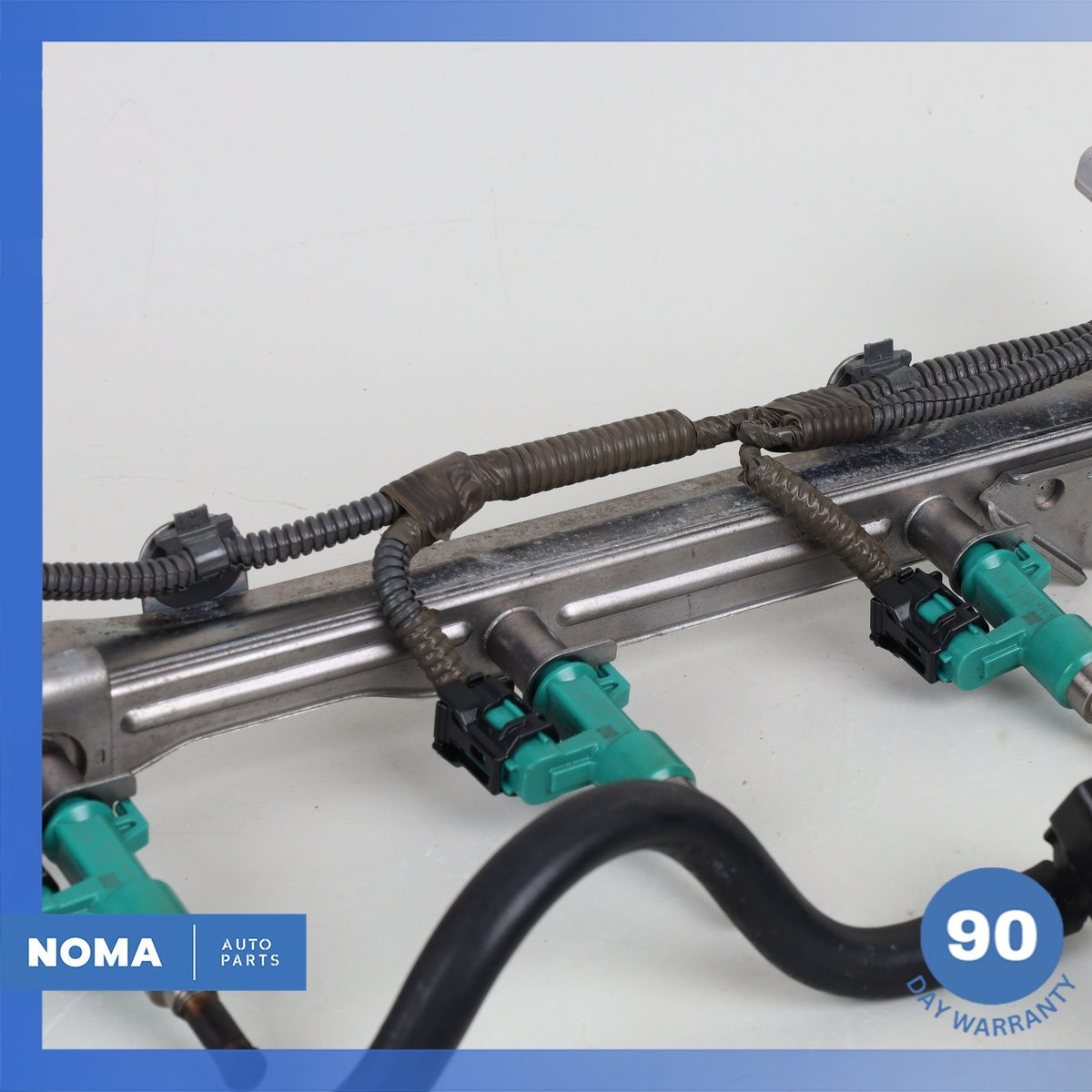 07-17 Lexus USF40 LS460 1UR 4.6L Left & Right Fuel Gas Rail w/ Injector Set OEM - photo 17