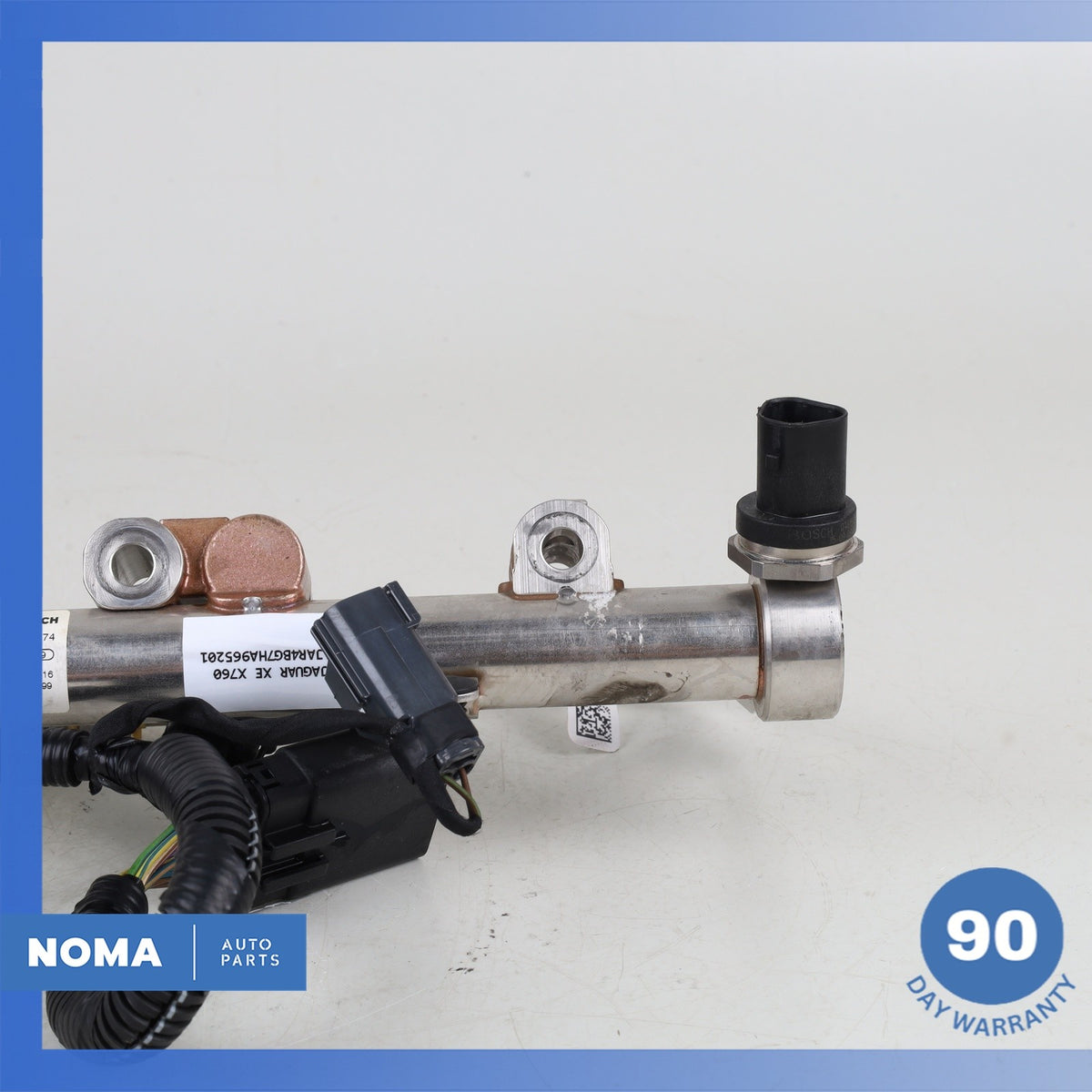 12-17 Jaguar X760 XE XF Evoque L538 2.0 Fuel Injector Rail w/ Injectors OEM - photo 10