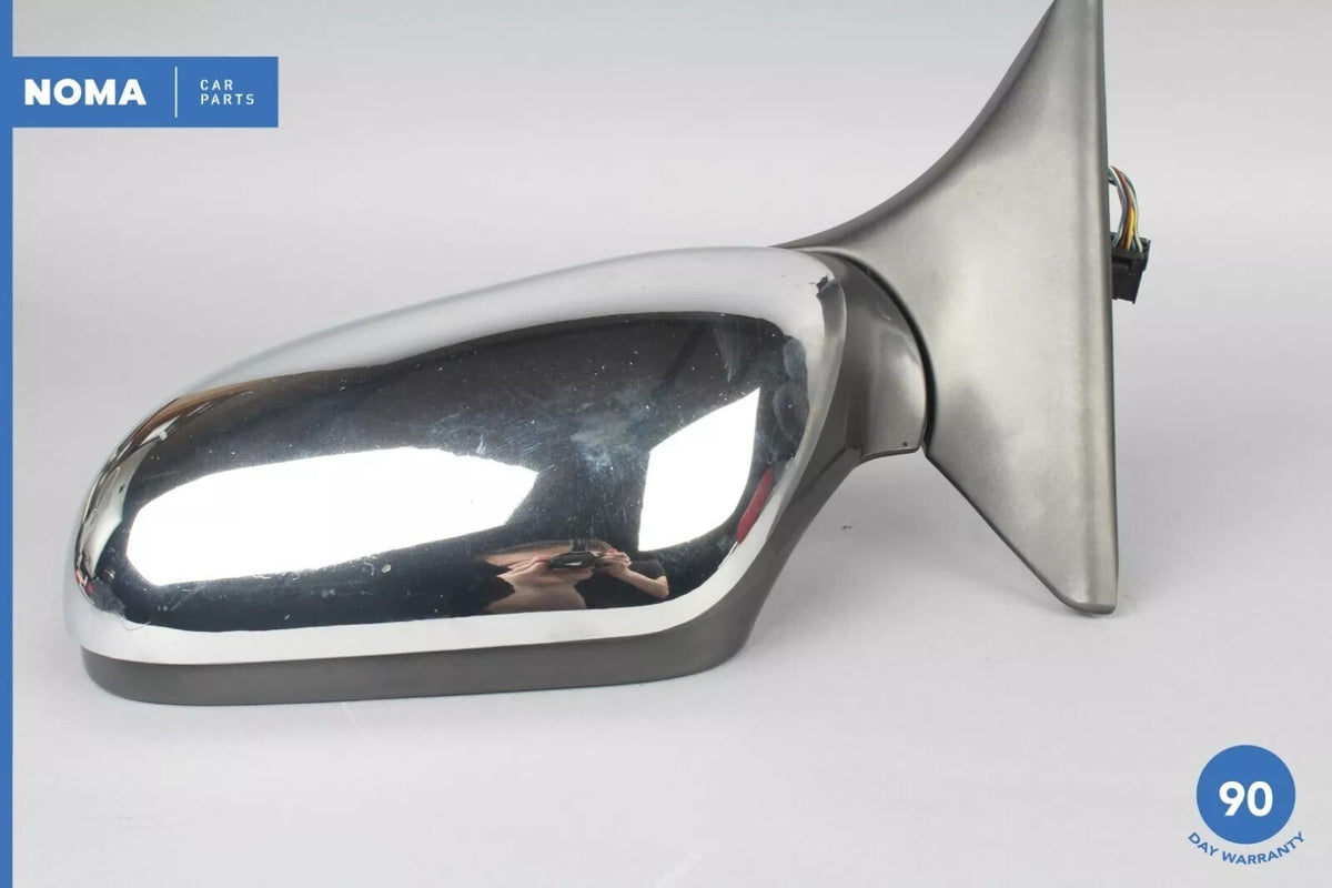 97-06 Jaguar X100 XK8 Left Driver Side Rear View Door Mirror Black Chrome OEM - photo 8