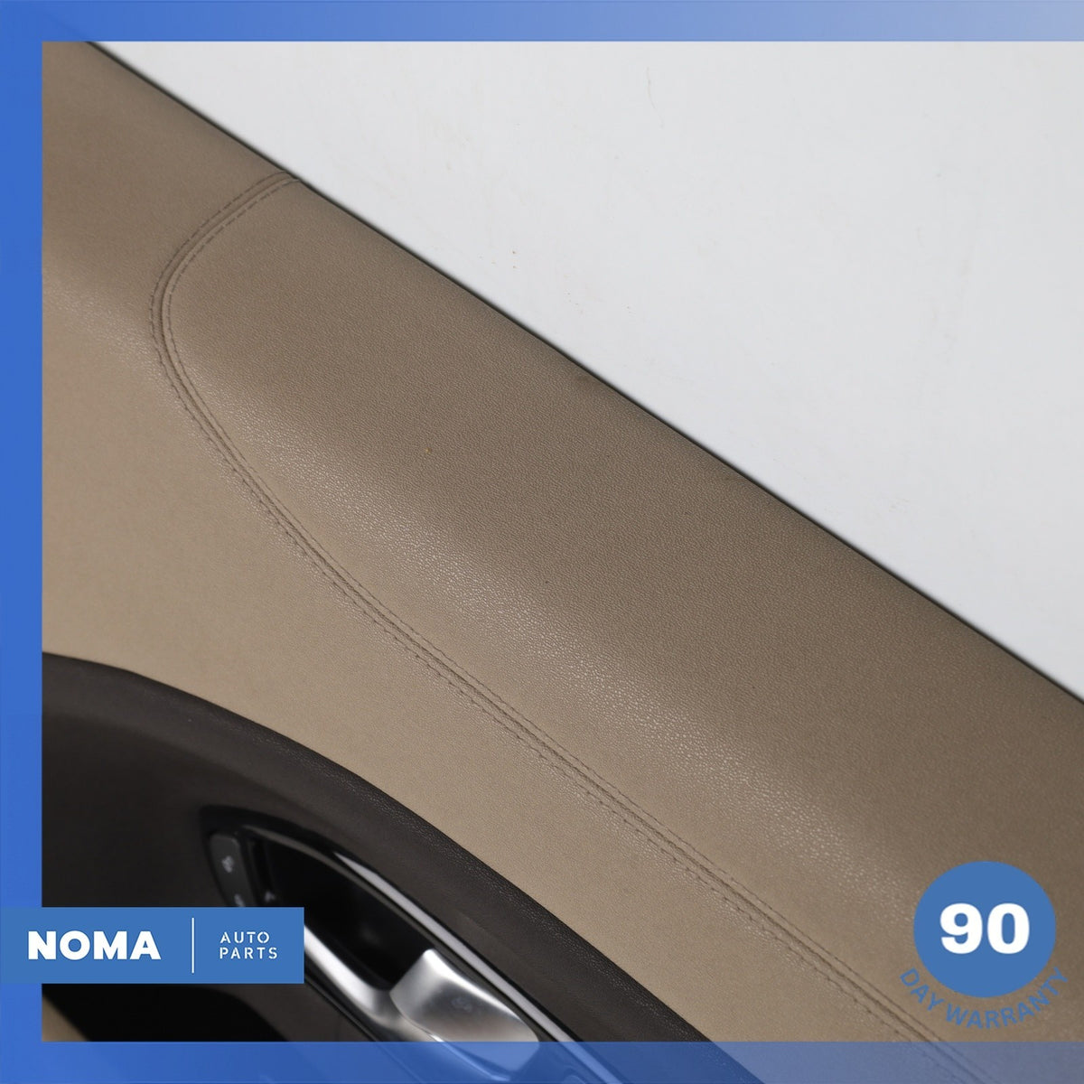12-19 Range Rover Evoque L538 4DR Front Right Door Trim Panel Assembly Beige OEM - photo 12