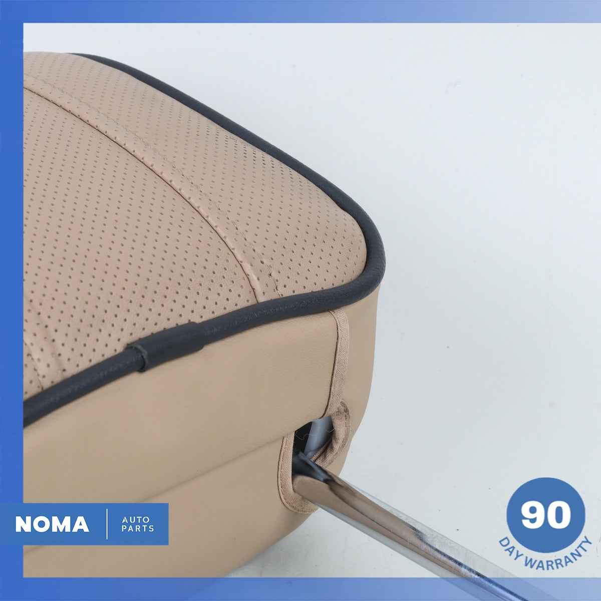 09-12 Land Rover Range Rover L322 Front Left Side Headrest Head Rest Beige OEM - photo 4