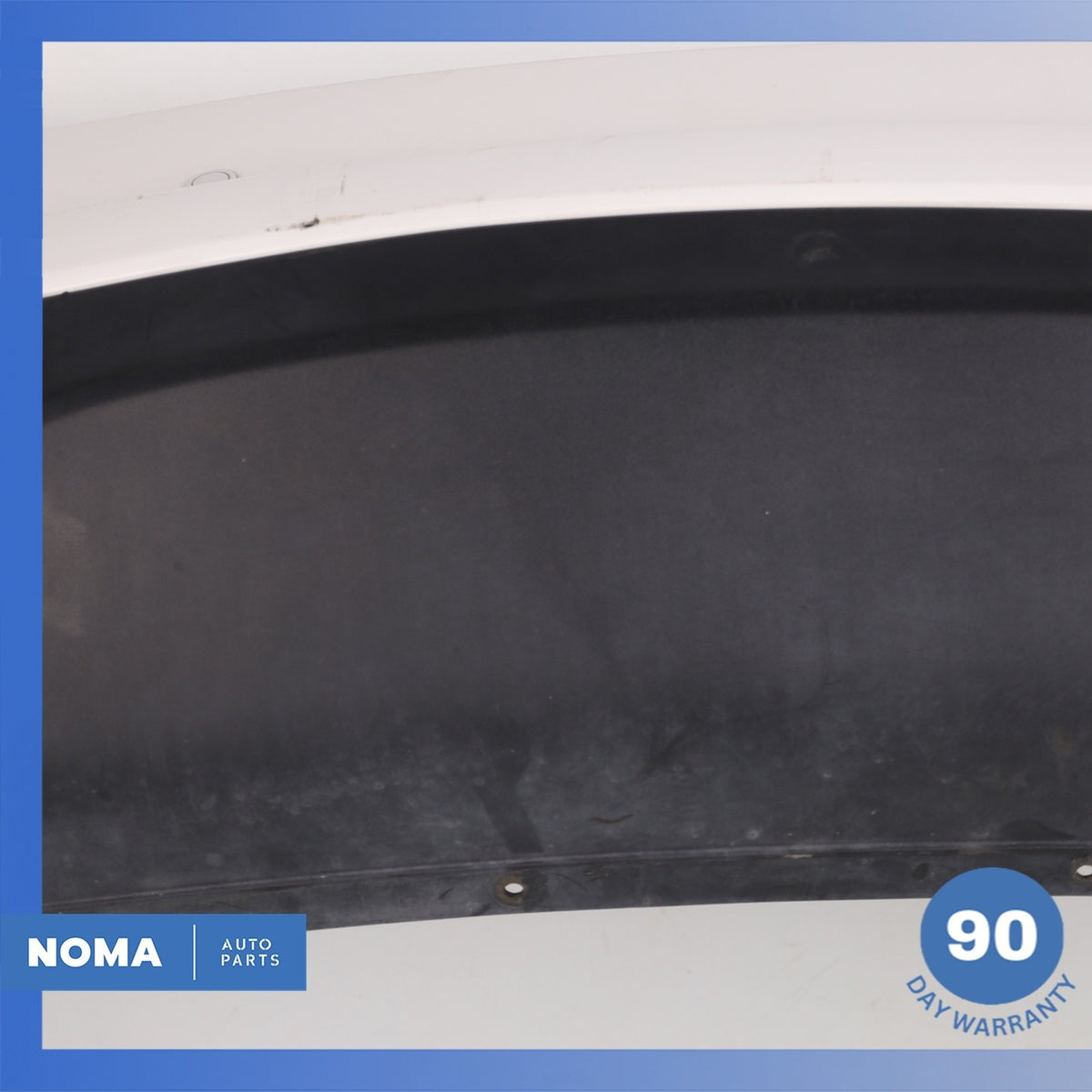 12-15 Jaguar X250 XF Base Rear Bumper Cover Assembly w/Park Assist White OEM - photo 14