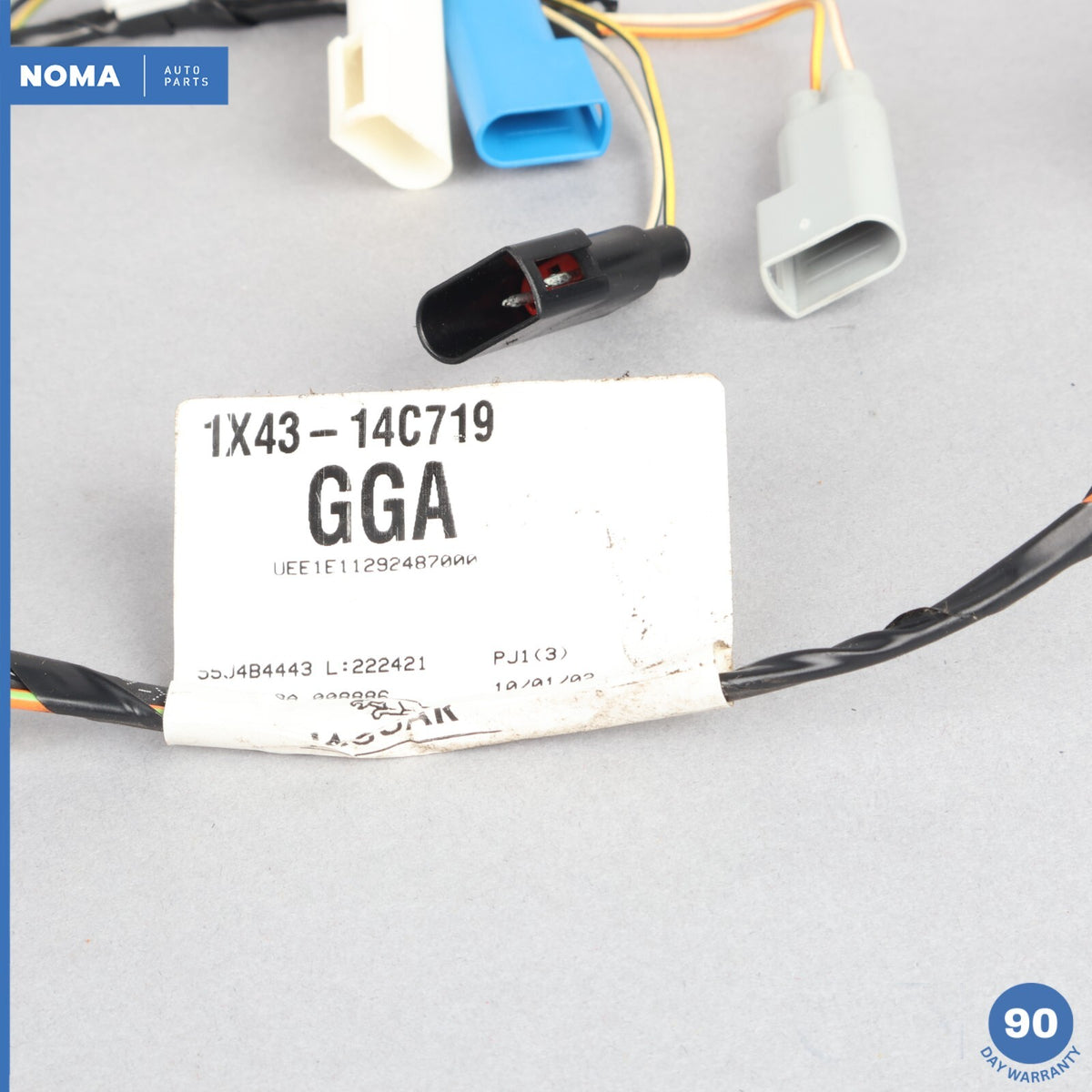 02-03 Jaguar X-Type X400 Front Left Driver Side Seat Harness 1X4314C719GGA OEM - photo 11