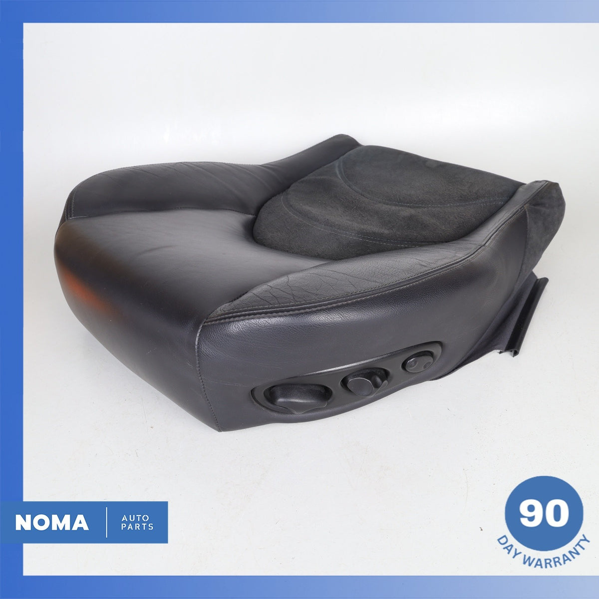 00-06 Jaguar X100 XK8 XKR Left Bottom Lower Seat Cushion w/ Switch Black OEM - photo 6