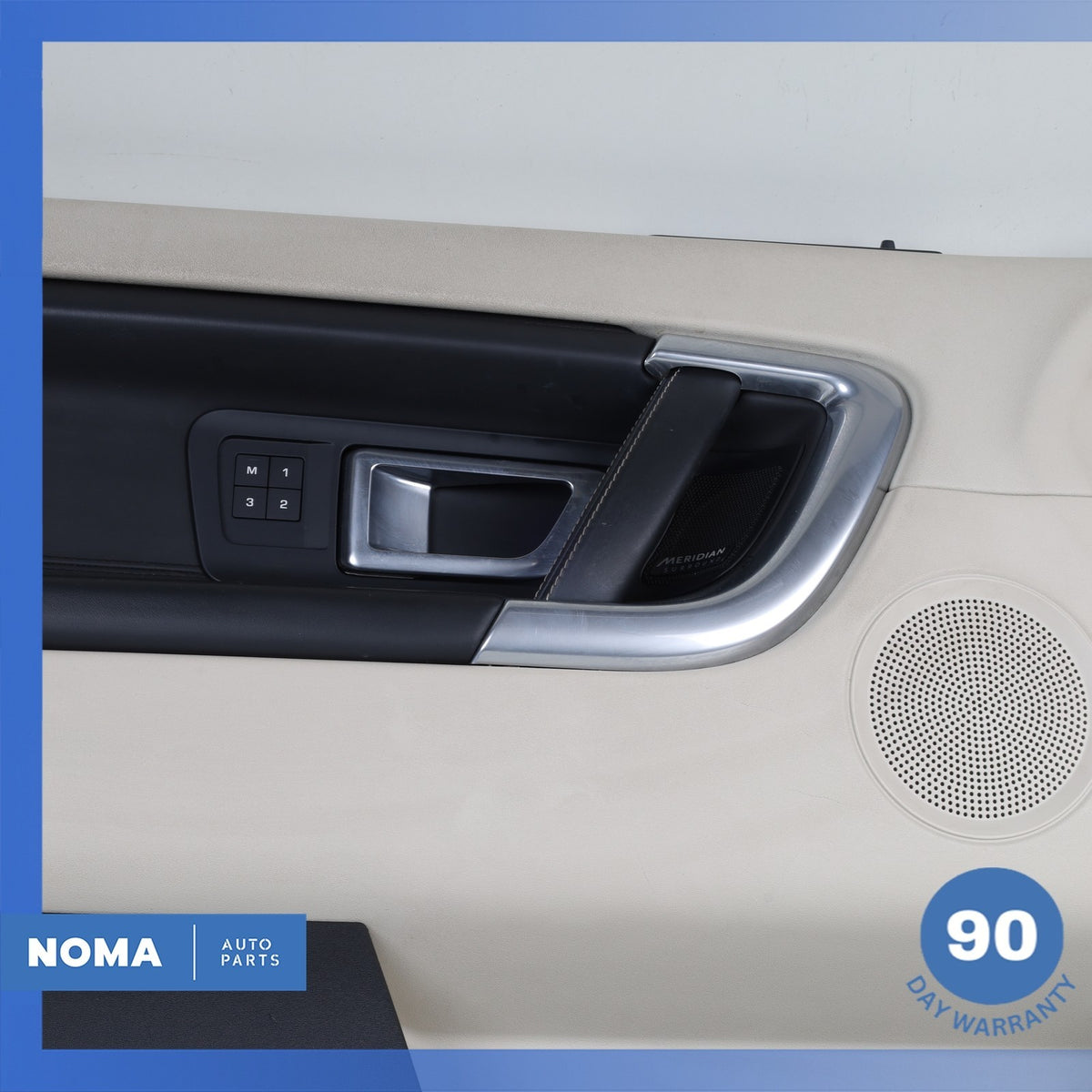 15-19 LR Discovery Sport L550 Front Left Side Door Trim Panel Assembly Beige OEM - photo 3