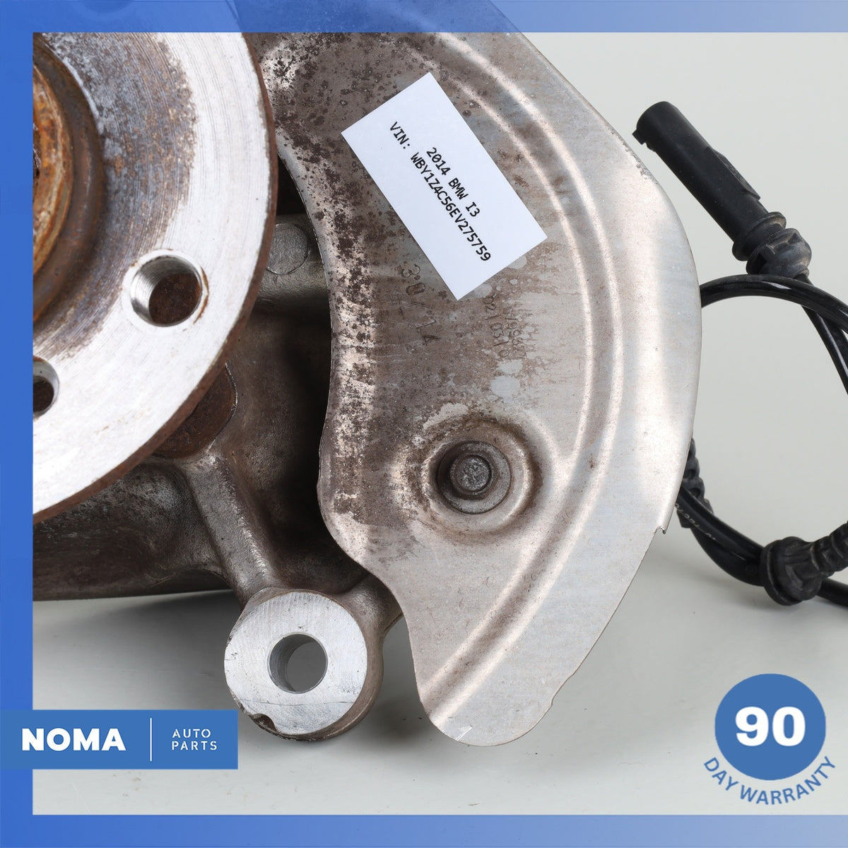 14-21 BMW i3 I01 Hybrid Front Left Driver Side Spindle Knuckle Hub OEM 78k - photo 3