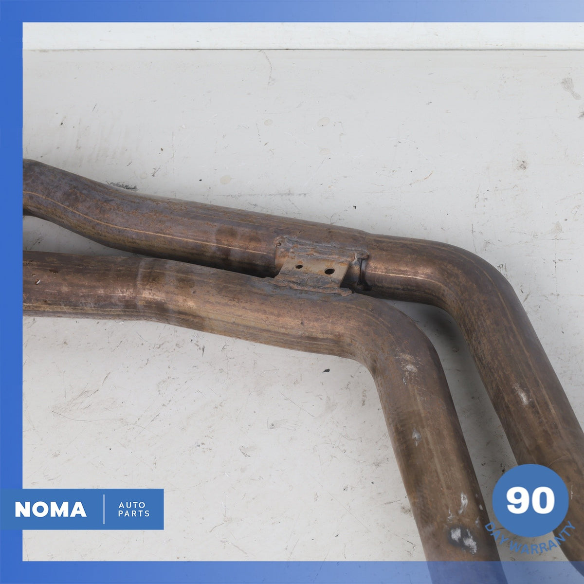 06-08 BMW E85 Z4 Left & Right Side Exhaust Downpipe Set OEM - photo 6