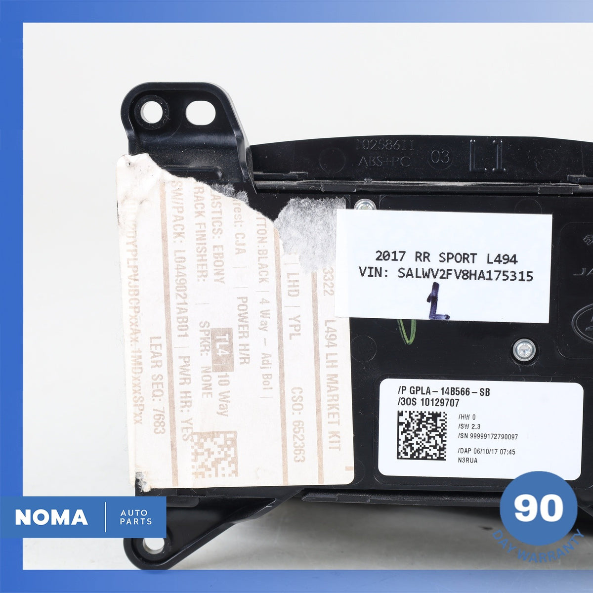 Range Rover Sport L494 Front Left Side Seat Control Adjustment Switch OEM - photo 7