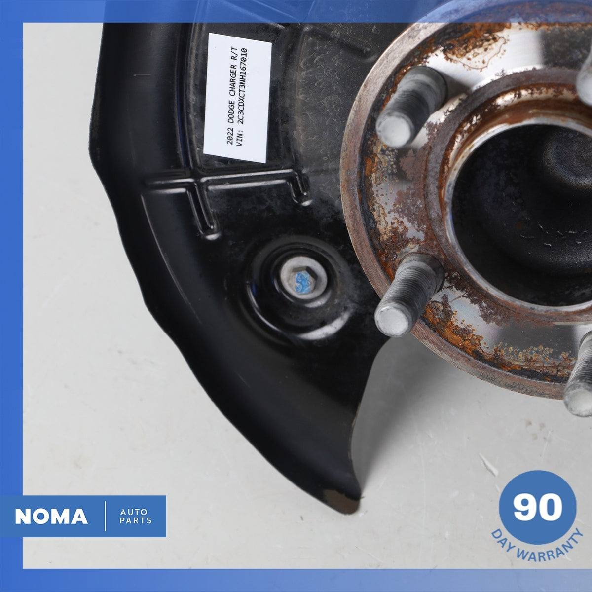 12-23 Dodge LD Charger Front Left Driver Side Spindle Knuckle Hub OEM 74k - photo 7