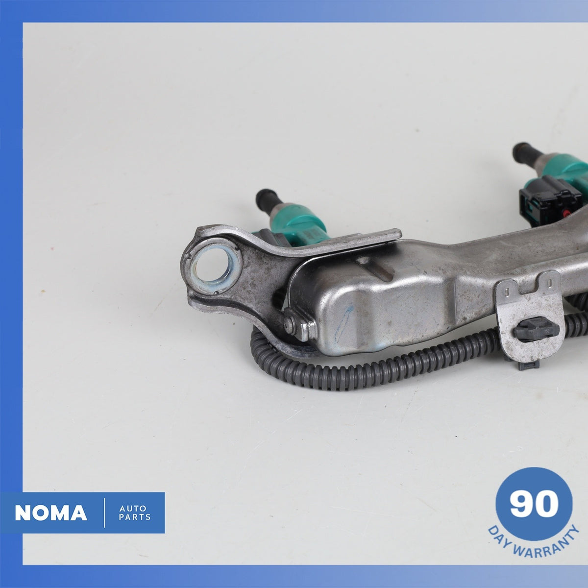07-17 Lexus USF40 LS460 1UR 4.6L Left & Right Fuel Gas Rail w/ Injector Set OEM - photo 11