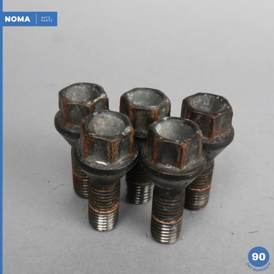 04-10 BMW 525i E60 E63 Z4 E39 Wheel Rim Bolts Lug Set of 5 36136781150 OEM - photo 1